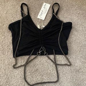 Chained festival tank top